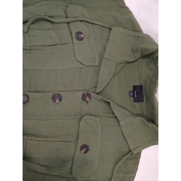 Lumiere Boiler Long Jumpsuit Size S Olive Cargo Gorp Safari Charlie's Angels - Picture 9 of 16